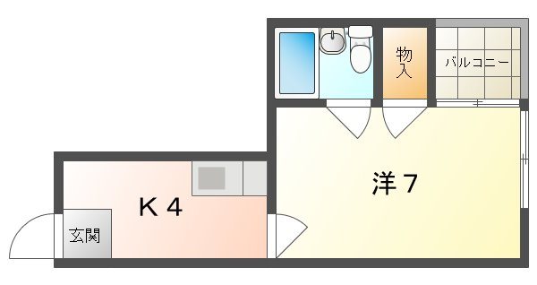 コーポタカハシ 間取り