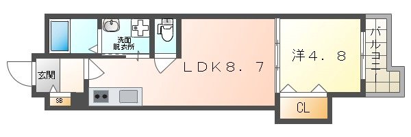 エンジェルズコートK本町 間取り