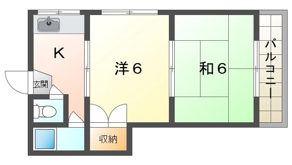 ハイツSK  間取り