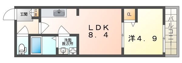ALEGRIA四条畷 間取り