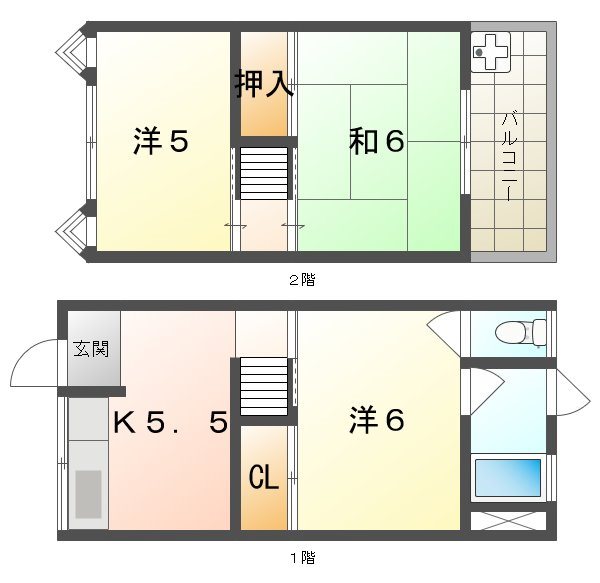 有本貸家 間取り