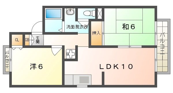 エスポワール21　A・B棟 間取り