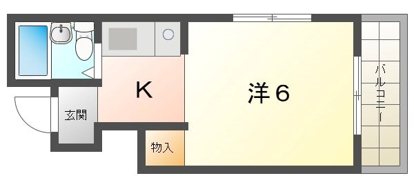 スクエアコート栄町 間取り