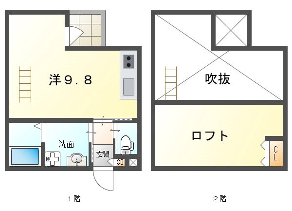 F8石津 間取り