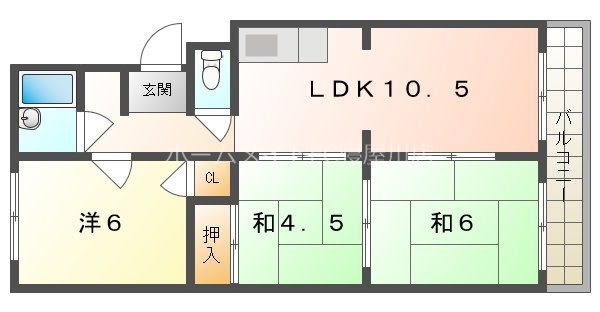 寿マンション  間取り