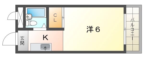 第２三島ハイツ  間取り