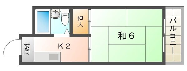 第２三島ハイツ  間取り