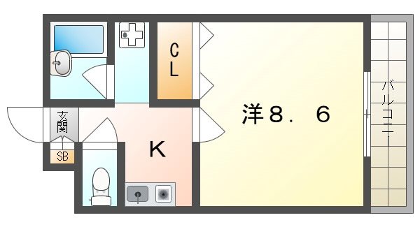 ウェルネス三界 間取り