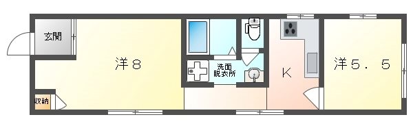 桜木町アパート  間取り