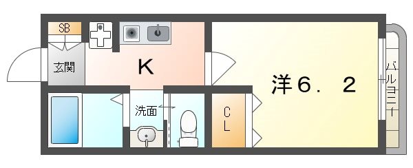 パークサイドハイツ 間取り