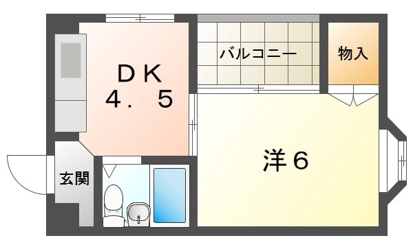 シャトー寺浦 間取り