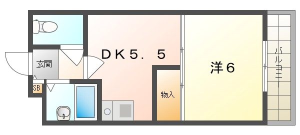 アーバン・ヨシダⅡ 間取り