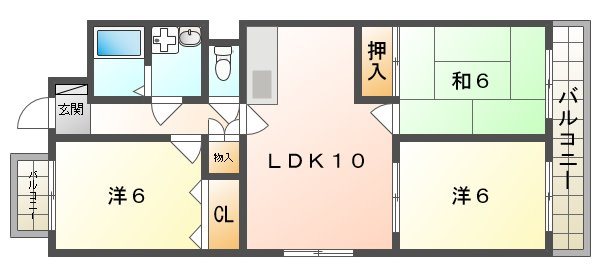 アデレード2番館 間取り