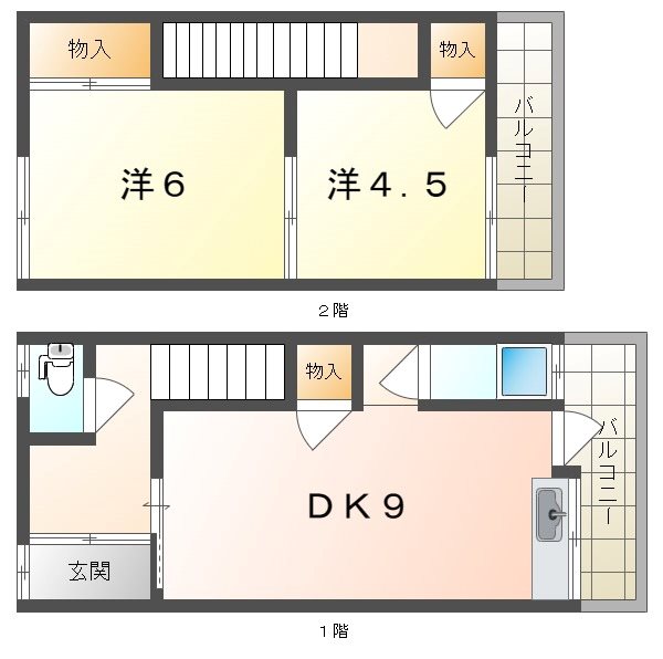 小林貸家　西端 間取り
