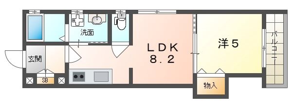 クリエオーレ錦町 間取り