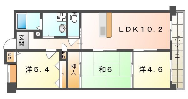 カーサ・花水木  間取り