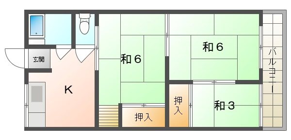 グリーンハイツ関 間取り
