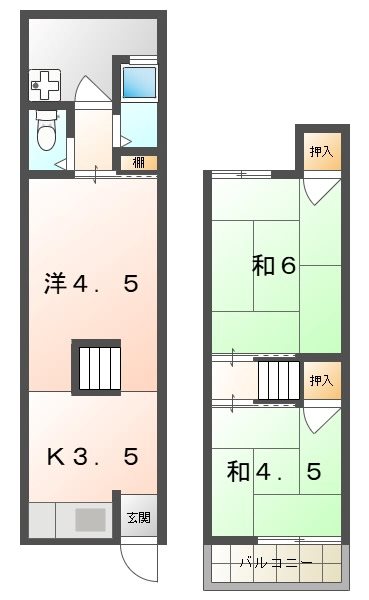 佐太東町1丁目テラスハウス (テラスハウス｜居住用)の物件情報 | 寝屋川・守口・門真・四條畷の賃貸は【ホームメイト寝屋川店・ホームメイト守口大日店  EASTコーポレーション】