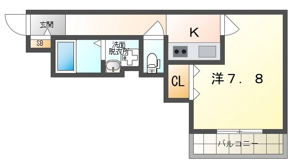 Alivio古川橋 間取り
