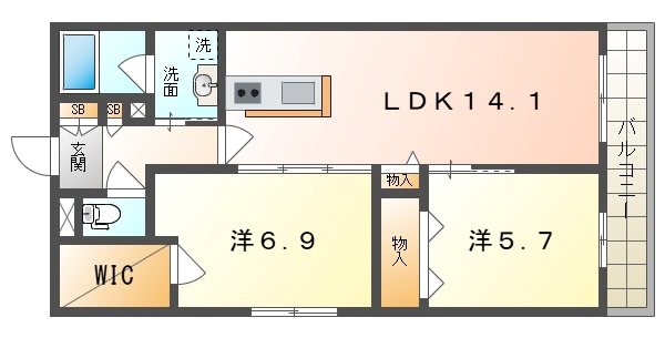 シャーメゾン　グラン　ヒルズ 間取り