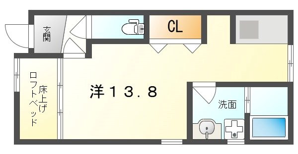 キャルムコート星田 間取り