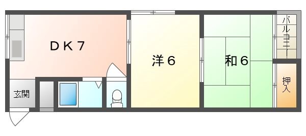 秀和第1ハイツ 間取り
