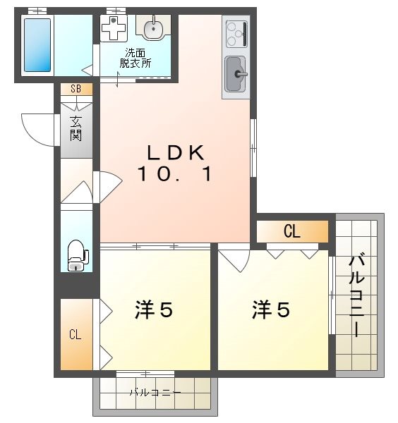 ピレーネ中野本町  間取り