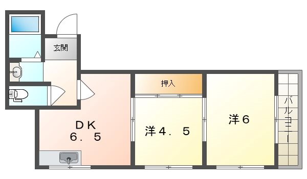 第3シャルマン四條畷  間取り