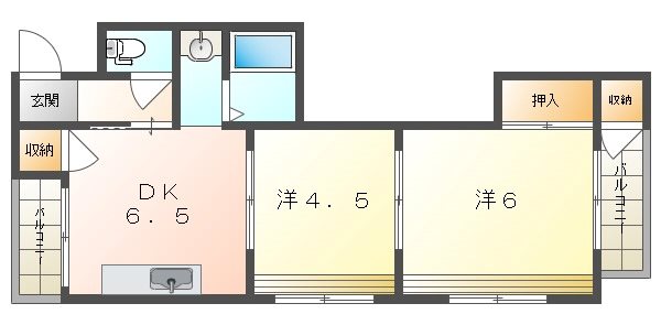 第3シャルマン四條畷  間取り