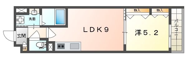 ピレーネ北条Ⅳ 間取り