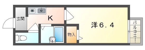 寝屋川菊池ハイツ 間取り