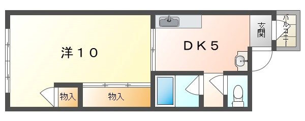 コテージ八坂 間取り