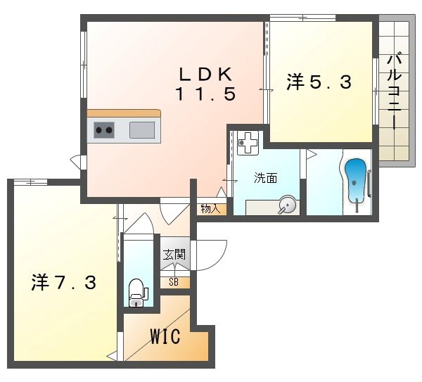 プレステージア忍ケ丘 間取り