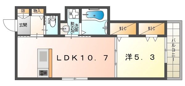 D-ROOM佐太中町 間取り