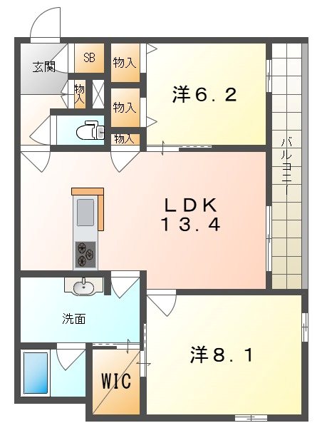 シャーメゾン　スターセント 間取り