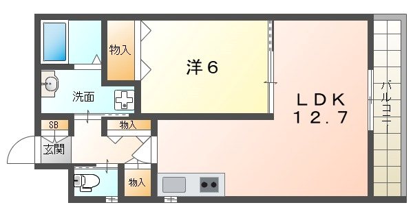 メゾンレヴナ木田町 間取り