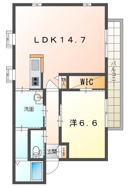 フレグランス若葉 間取り