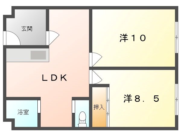 シャトー寺浦 間取り
