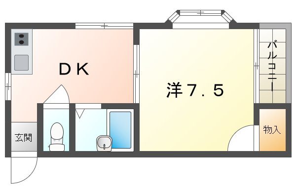 クワイエット香里 間取り