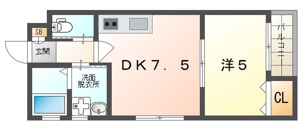 グロワール栄町 間取り