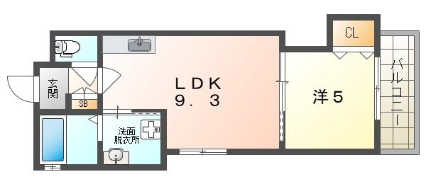フォレストクリエオーレ城垣町壱番館 間取り