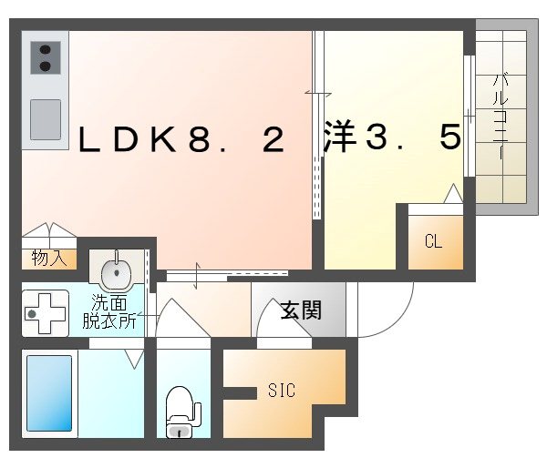 GM　HILLS野里町 間取り
