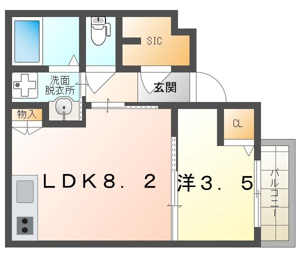 GM　HILLS野里町 間取り