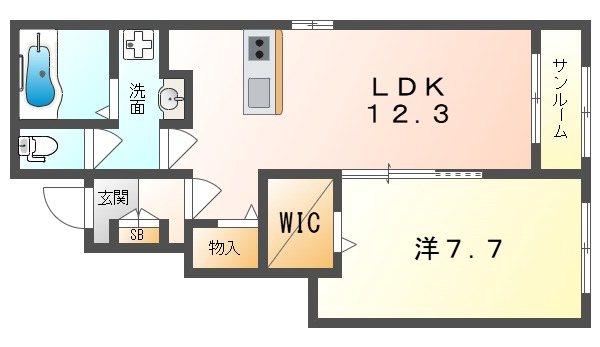 麓　Terrace 間取り