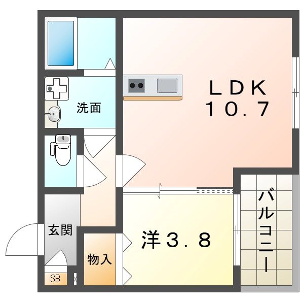 ジーメゾン四條畷 間取り