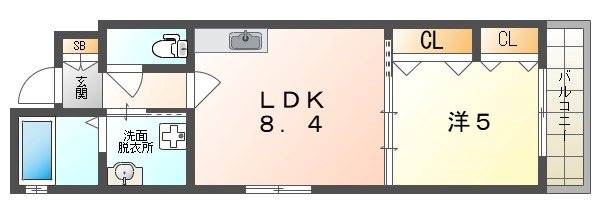 フォレストクリエオーレ城垣町弐番館 間取り