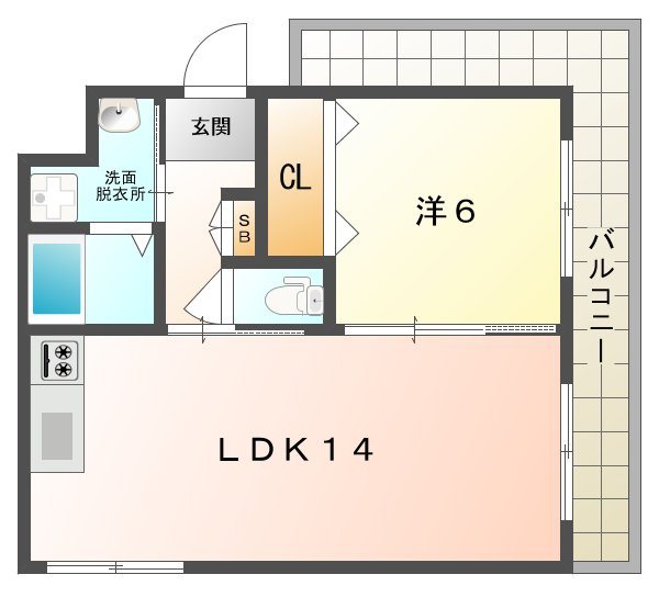 リッツ五月田 間取り