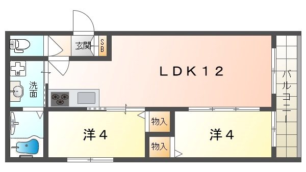 TIO四條畷 間取り