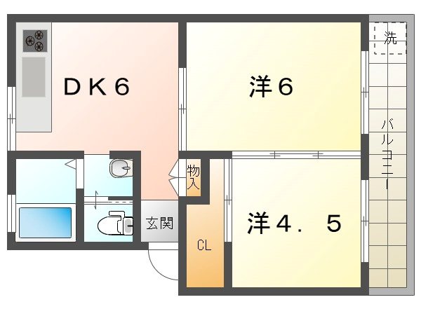 カーサ安福  間取り