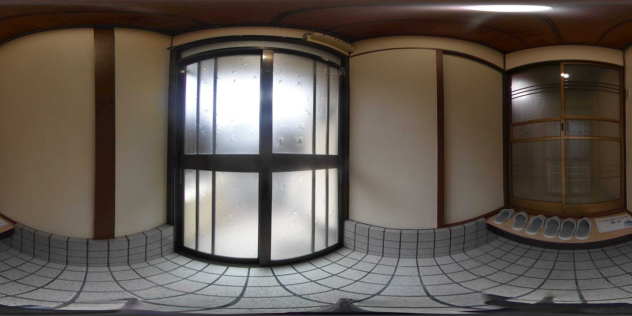 大久保町借家 玄関